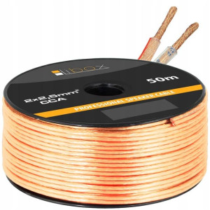 Kabel Przewód Głośnikowy 2x2,5mm Cca Hq 50 Metrów