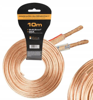 Kabel Przewód Głośnikowy 2x1,5mm Cca Hq 10 Metrów