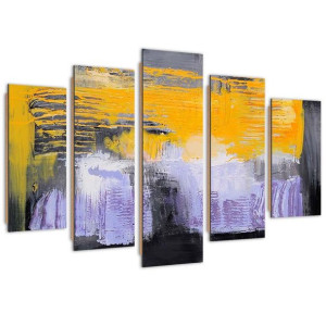 Deco Panel, Magia kontrastu, 5-częściowy - 100x70