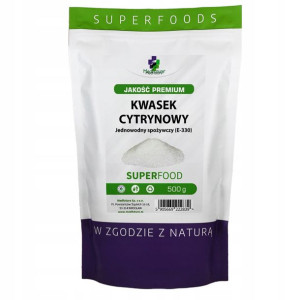 Kwas kwasek cytrynowy spożywczy E330 500g