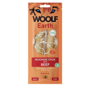 Woolf Earth Noohide Stick Beef Przysmak Dla Psa Wołowina Rozmiar L 85 g