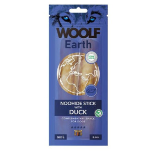 Woolf Earth Noohide Stick Duck Przysmak Dla Psa Kaczka Rozmiar L  85 g