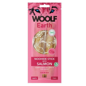 Woolf Earth Noohide Stick Salmon Przysmak  Dla Psa Łosoś Rozmiar L 85 g