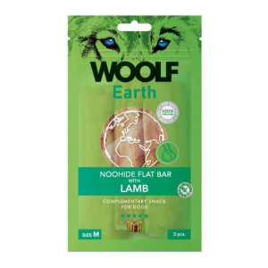 Woolf Earth Noohide Flat Bar Lamb Przysmak Dla Psa Jagniecina Rozmiar M 85