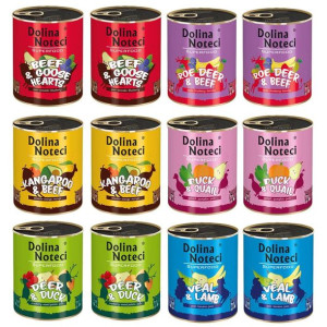 Pakiet Dolina Noteci Superfood Mokra Karma Dla Psa Mix Smaków 12 x 800 g