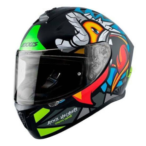 Kask Axxis Draken S Parrot Mat Pearl White Gratisy
