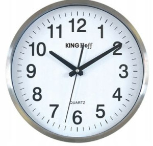 Zegar Ścienny Nowoczesny Ścianę Jasny Cichy 30cm