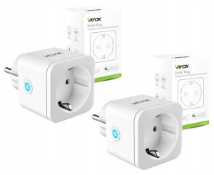 Inteligentne Gniazdko Wifi Pomiar Energii 2 Sztuki