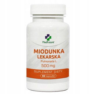 Miodunka lekarska Płucnik 500 mg na zdrowe płuca 60 kapsułek