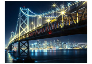 Fototapeta - Bay Bridge nocą [Rozmiar: 400X309]