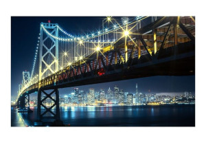 Fototapeta - Bay Bridge nocą [Rozmiar: 450X270]