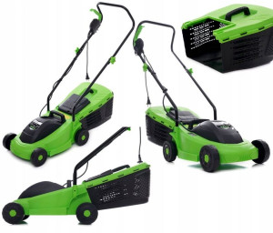Kosiarka Elektryczna 2400w Nóż 32cm Kosz 25l Mocna