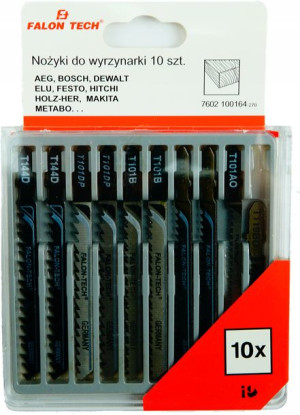Brzeszczoty Nożyki Do Wyrzynarki Drewno 10szt