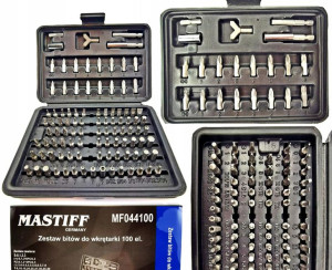 Końcówki Bity Imbus Torx Do Wkrętarki Zestaw 100el