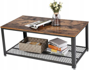 Stolik Kawowy Ława Półka Pod Tv Industrialny Loft