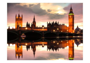 Fototapeta - Big Ben wieczorem, Londyn [Rozmiar: 400X309]