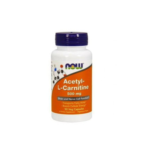 Now Foods Acetyl L-Carnitine 500mg 50vkaps