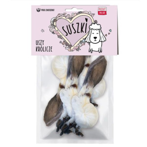 Paka Zwierzaka Suszki Uszy Królicze Przysmak Dla Psa 4 sztuki