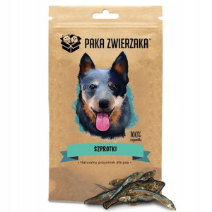 PAKA ZWIERZAKA Szprotki 100% Przysmak dla Psa 60 g