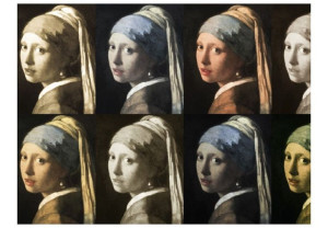 Fototapeta - Dziewczyna z perłą (Pop art) [Rozmiar: 300X231]