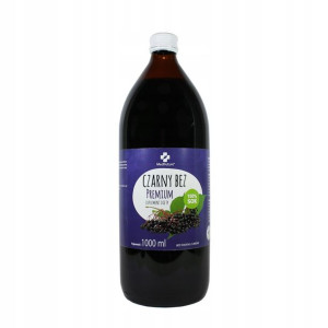 Sok z czarnego bzu naturalny bez cukrów 1000 ml