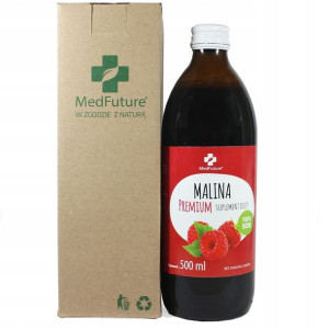Sok z owoców maliny Naturalny 500 ml