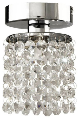Kinkiet spot chromowy z kryształkami 40W Royal 91-27965
