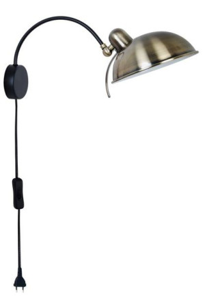 Lampa Ścienna Kinkiet Candellux Nora 21-53800 E14 Patyna