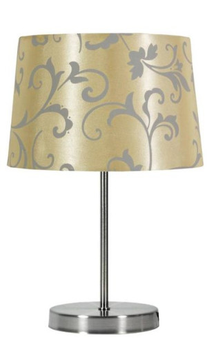 Lampka stołowa beżowa/chrom Arosa 41-55859