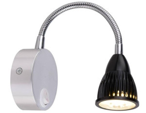 Kinkiet Dino 21-43733 Chrom/aluminium
