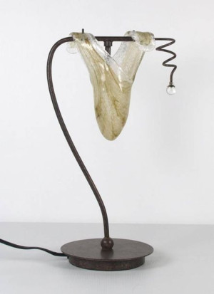 Lampka biurkowa nocna patyna 40W G9 L&H Magma Candellux 41-84760