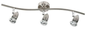 Lampa sufitowa Candellux 93-47635 Flash listwa /3 matowy nikiel GU10 50 W