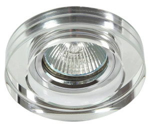 Oprawa stropowa bezbarwna okrągła szklana MR16 50W SS-31 Candellux 2228723