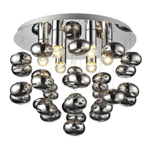 Plafon Tivoli 6 LAMPEX 301/6 Metal/szkło E27 6x40W