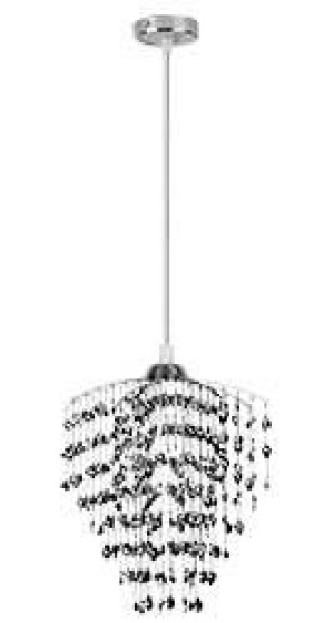 Sardi Lampa Wisząca 1x60w E27 Abażur Chromowy