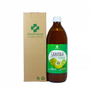 GRAVIOLA Premium sok 100% BIO EKO BEZ KONSERWANTÓW 500 ml