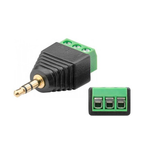 Wtyczka mini jack 3,5mm wtyk męski TRS 3 pin