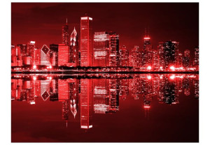 Fototapeta - Chicago w kolorze wina [Rozmiar: 350X270]