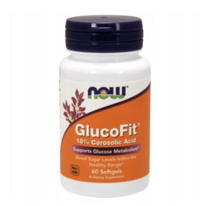 Now Foods GlucoFit (Ekstrakt z Liści Banaba) 60softgels