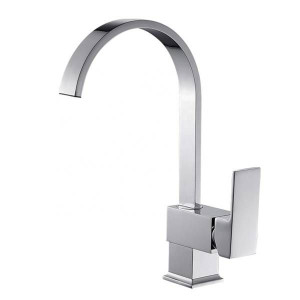 Bateria Umywalkowa Puro Wysoka Nablatowa Chrom - Silla