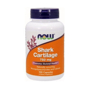 Now Foods Shark Cartilage (Chrząstka Rekina) 750mg 100kaps