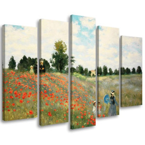 OBRAZ REPRODUKCJA Pole Maków C.Monet 150x100