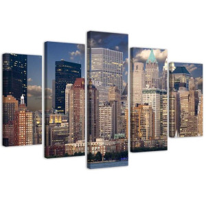 OBRAZ 5 częściowy Nowy Jork Manhattan 100x70