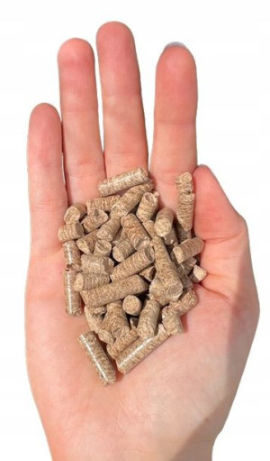 Żwirek drzewny pellet dla kotów gryzoni 15 kg pelet