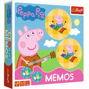 Trefl Świnka Peppa Memos 36 Kart Memory 01893