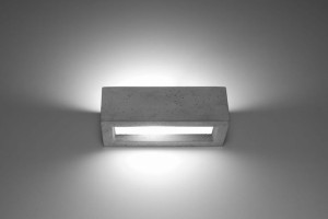 Kinkiet VEGA 30 beton, E27