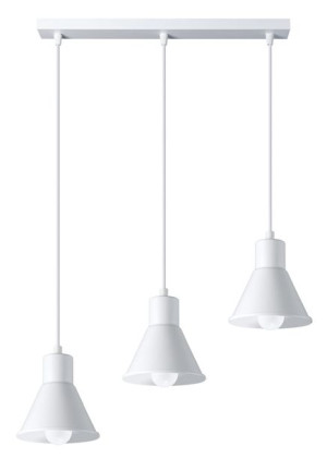 Lampa wisząca TALEJA 3 biała [E27], E27