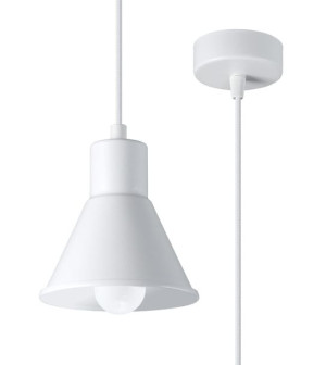Lampa wisząca TALEJA 1 biała [E27], E27
