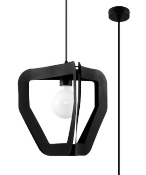 Lampa wisząca TRES czarna, E27