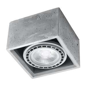 Plafon QUATRO 1 beton, GU10